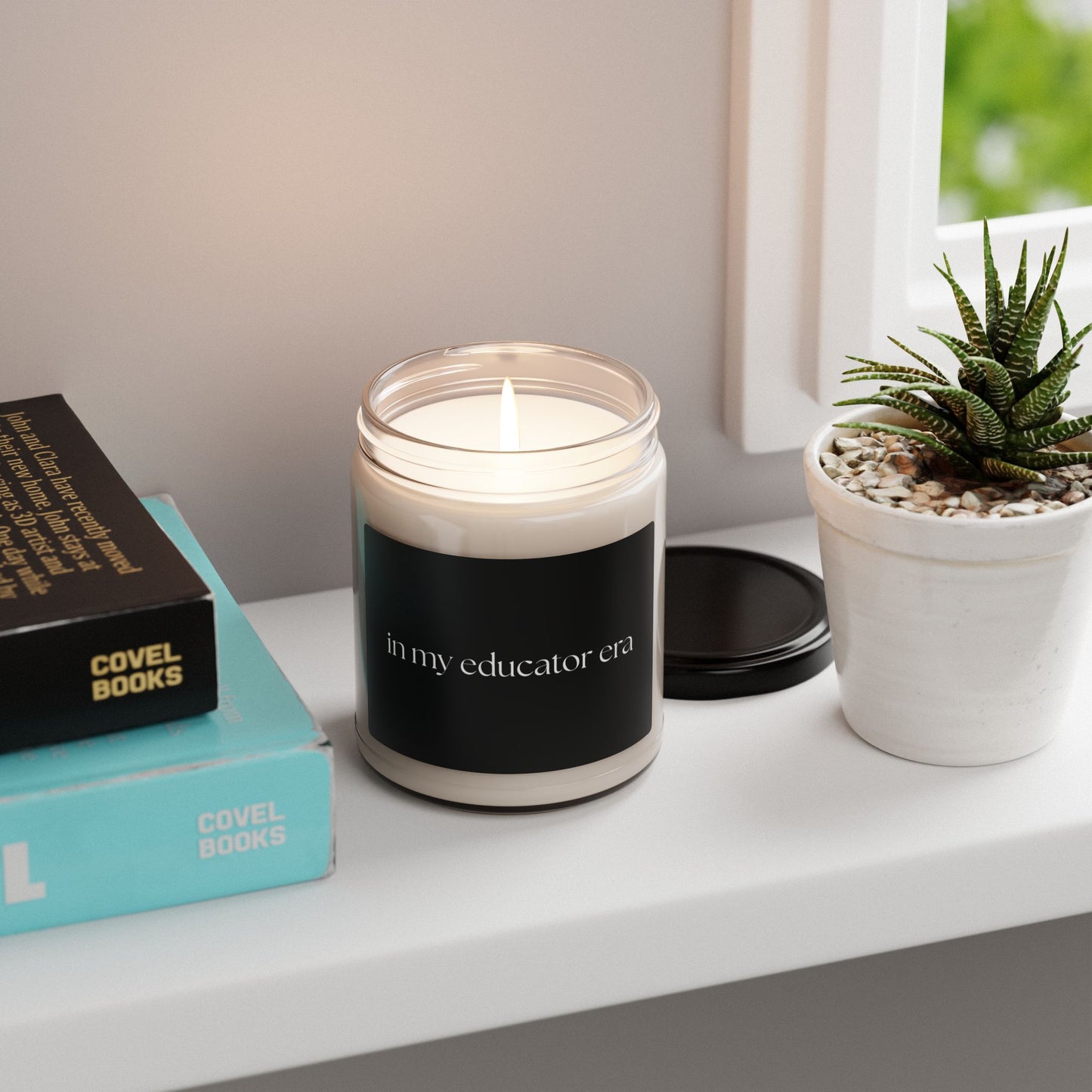 Inspirational "in my educator era" Scented Soy Candle