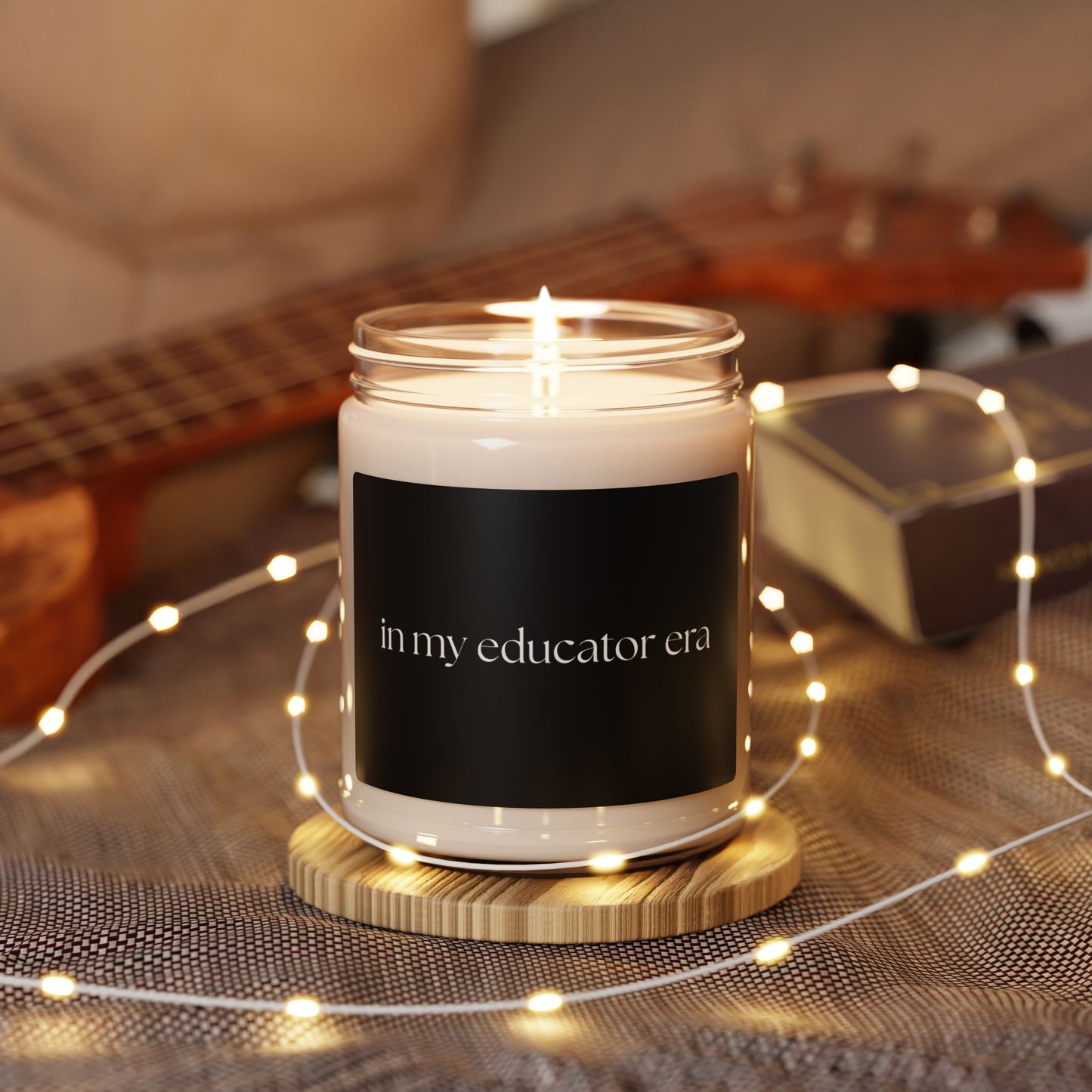 Inspirational "in my educator era" Scented Soy Candle