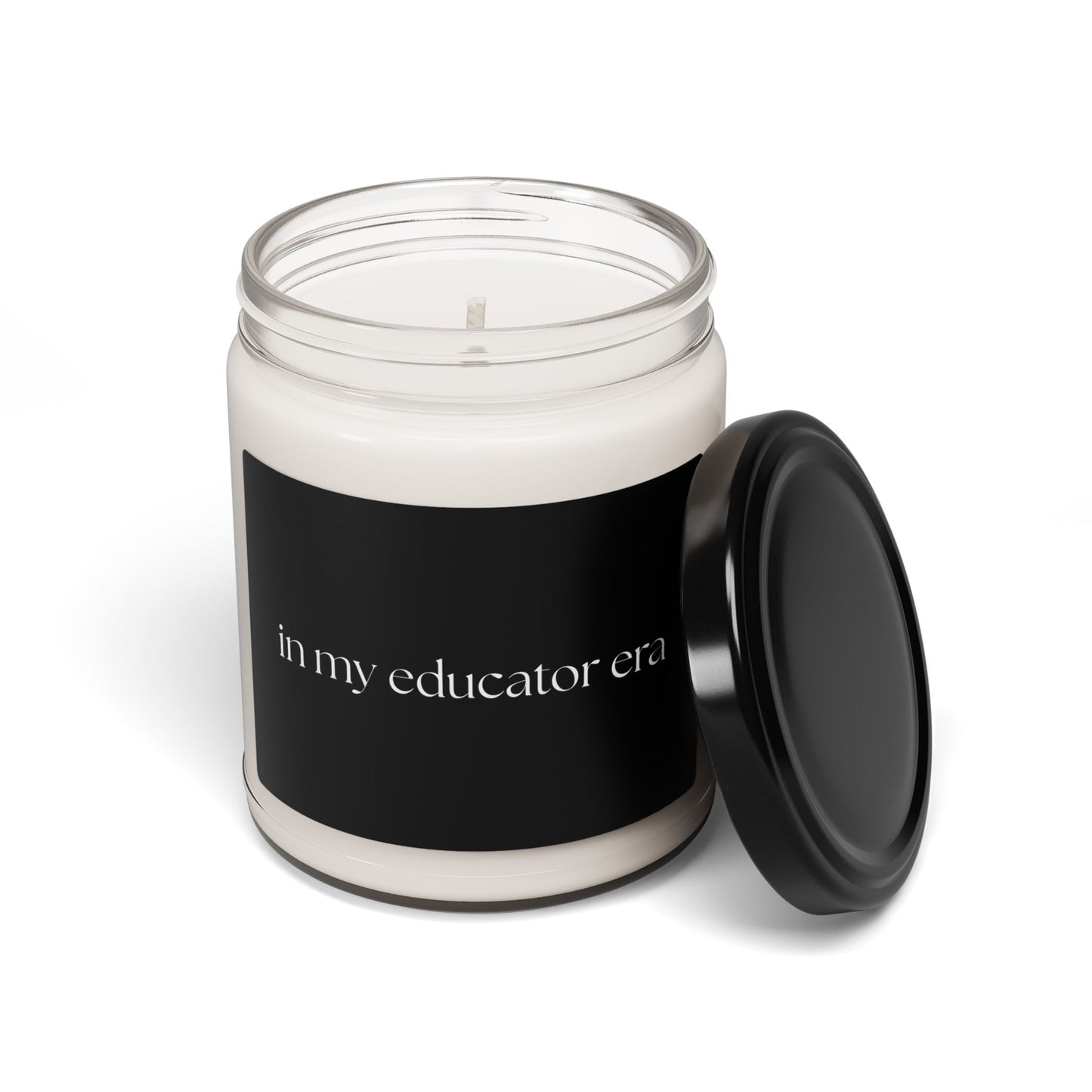 Inspirational "in my educator era" Scented Soy Candle