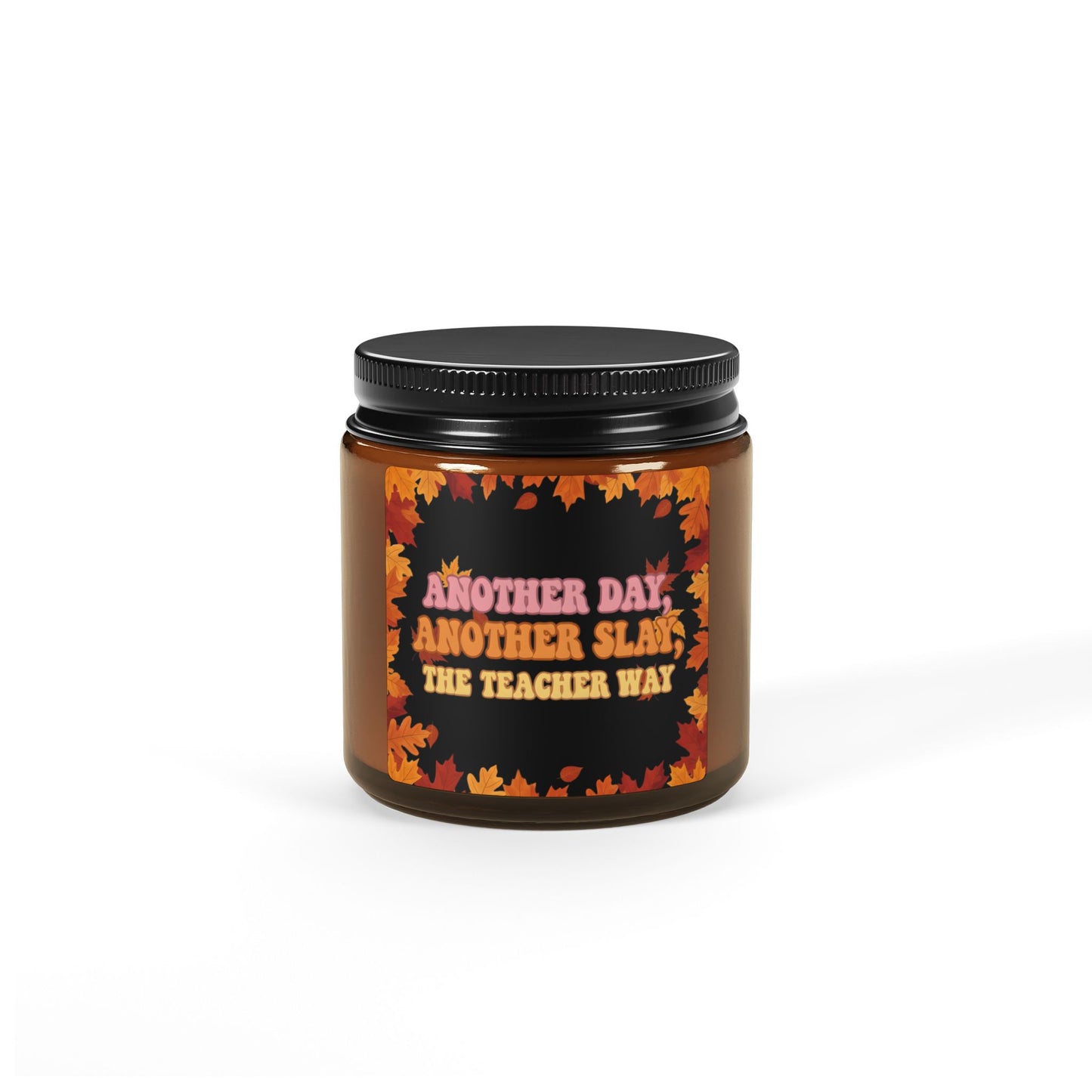 Fall-Themed Scented Soy Candle