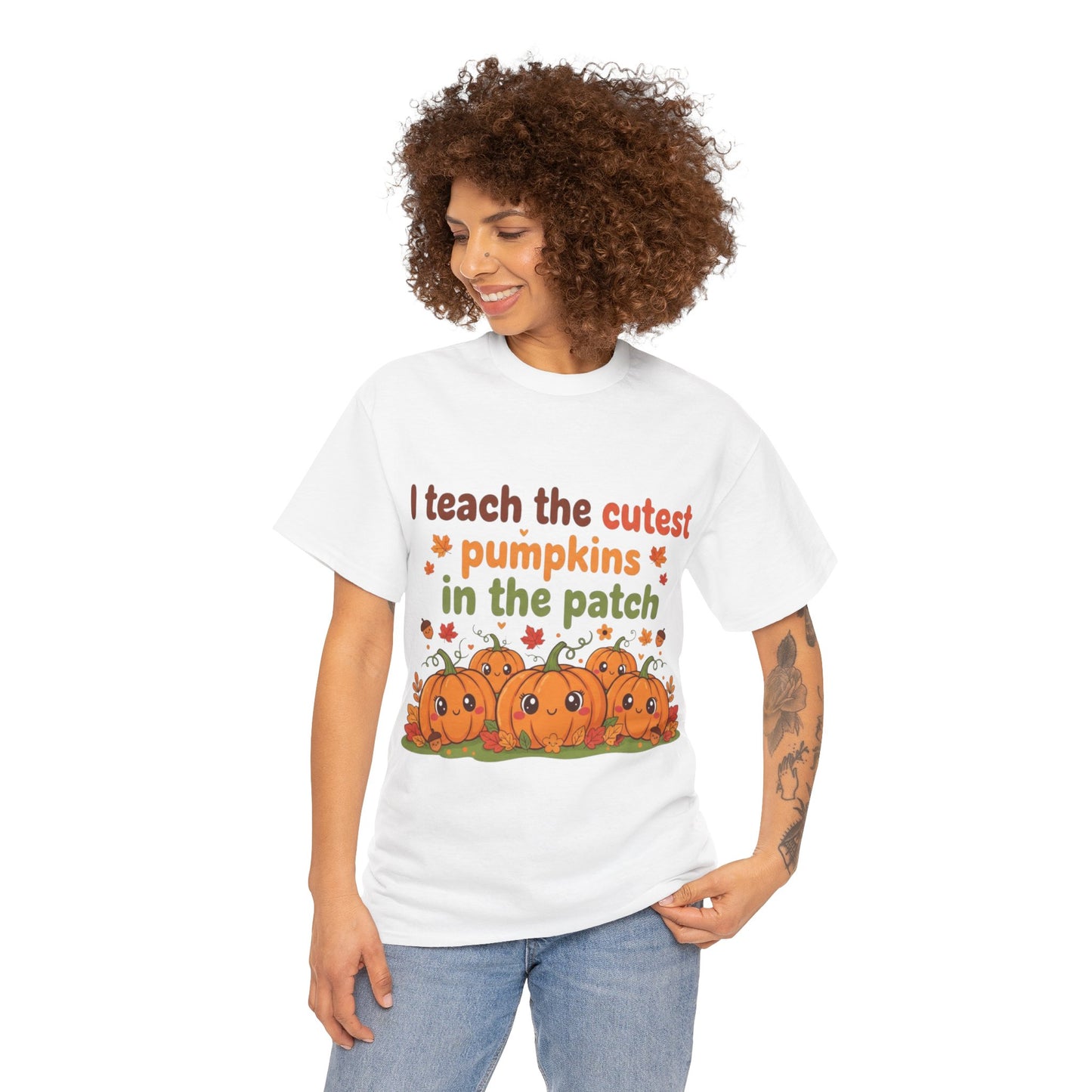 "I Teach the Cutest Pumpkins in the Patch" Teacher Tee
