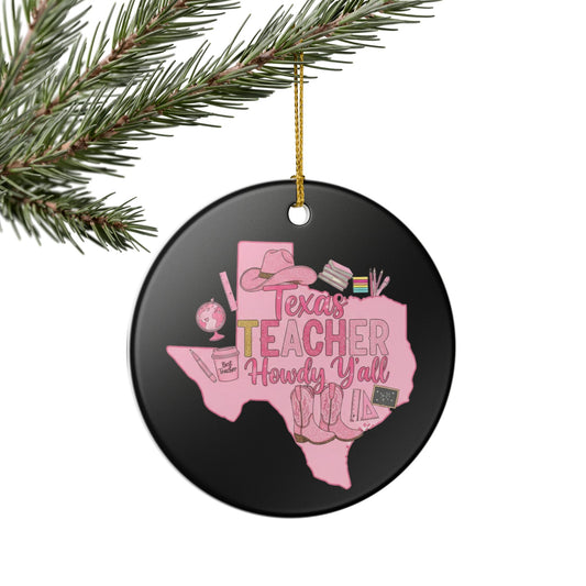Texas Teacher Ornament